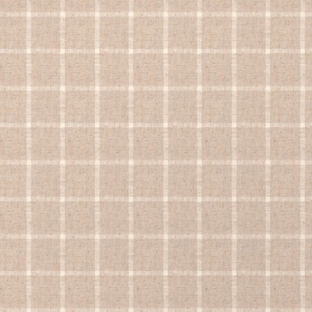 베이지 격자 체크 원단 이미지