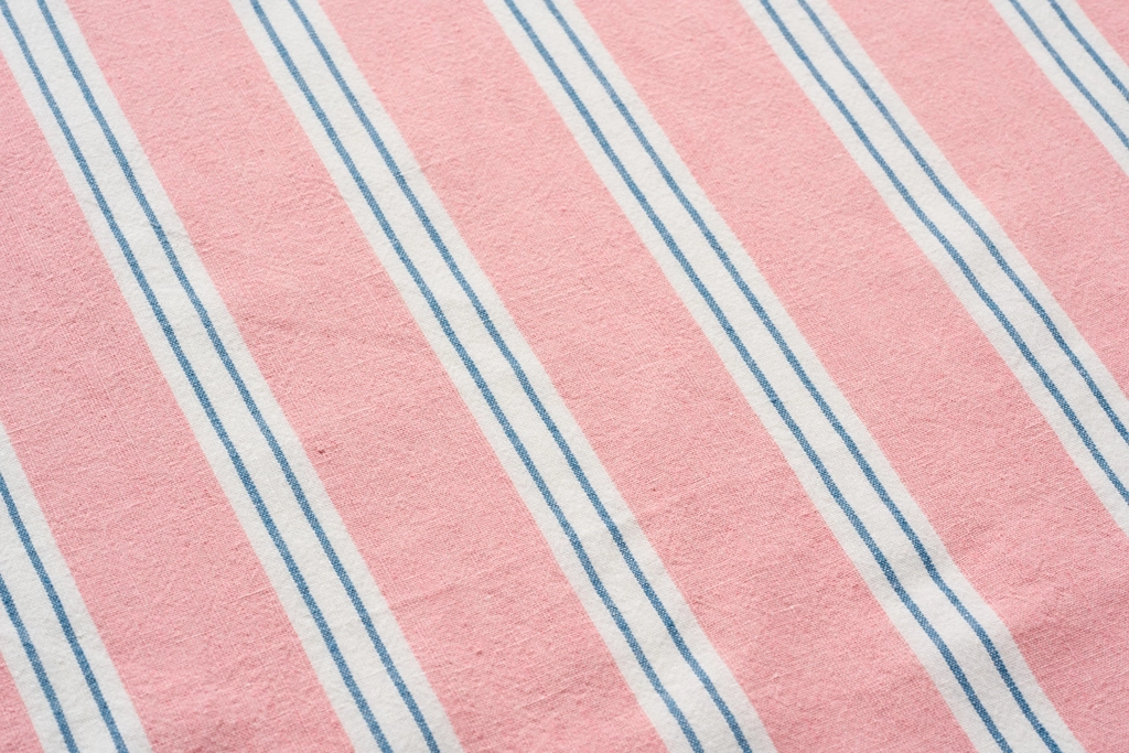 파스텔 스트라이프 실제 원단 이미지