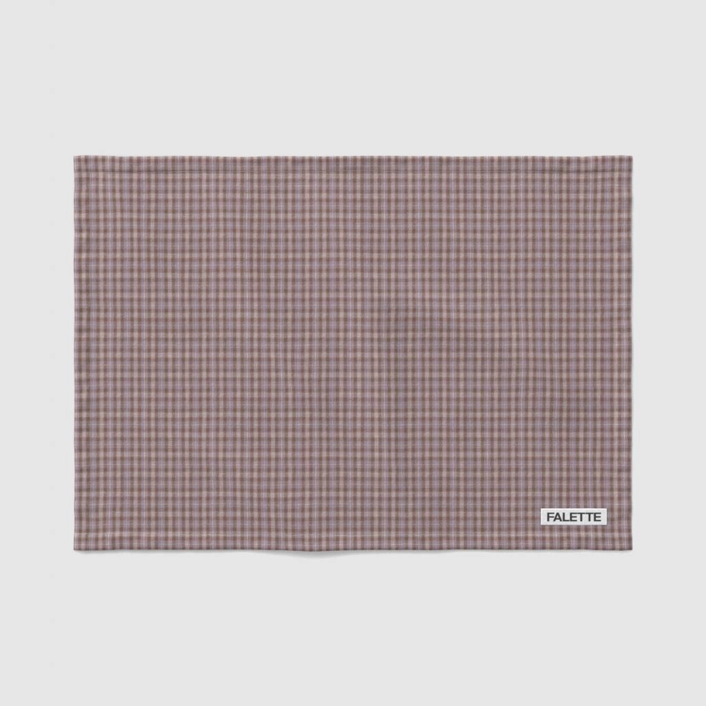 베리 체크 다크퍼플 제품 이미지