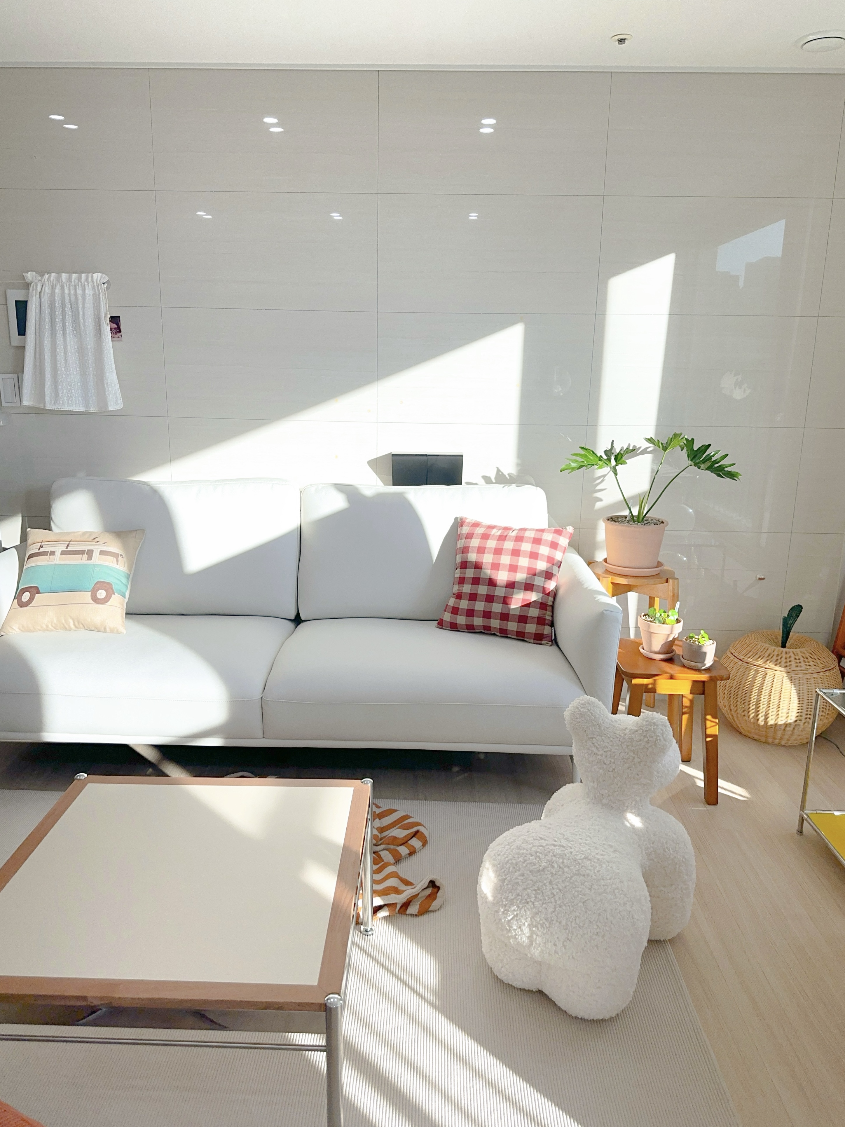 asz****님의 레드 깅엄 빅 체크 리뷰 이미지